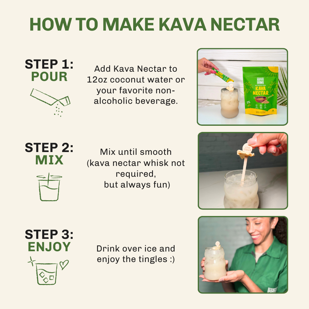 Kava Nectar "Classic" Edition Stick Packs (20 All-Natural Sticks)