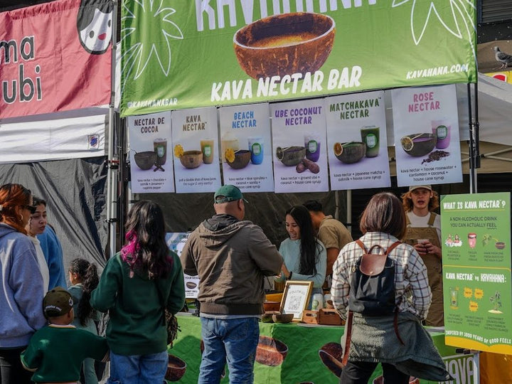 Kavahana customers enjoying Kava Nectar