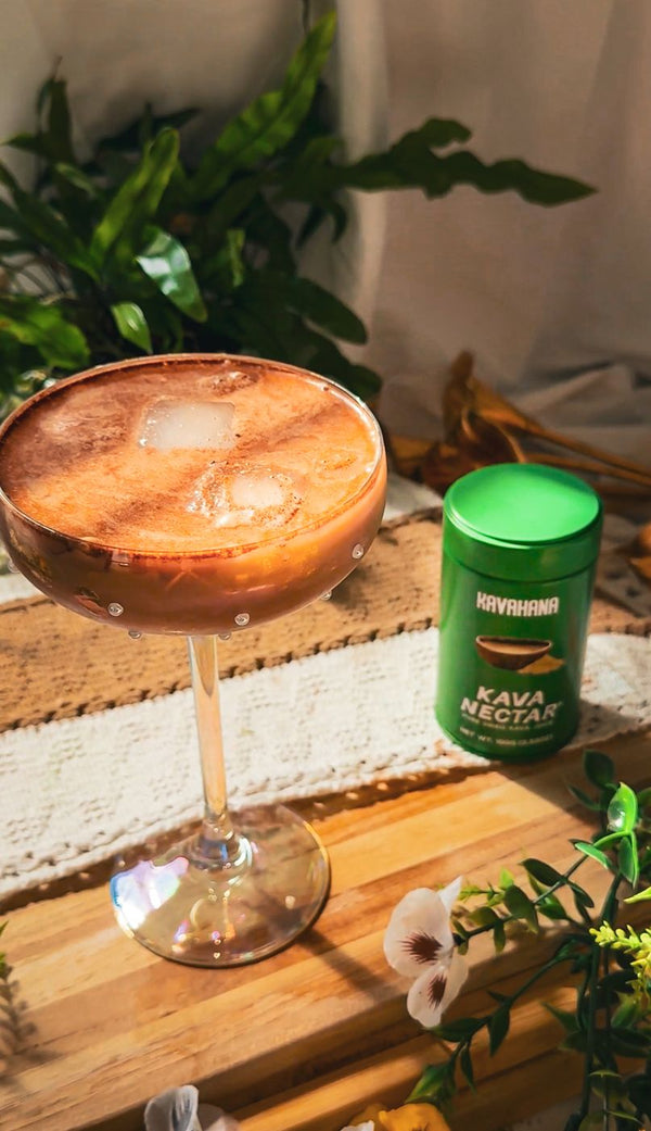 Cinnamon Vanilla Cacao made with Kava Nectar