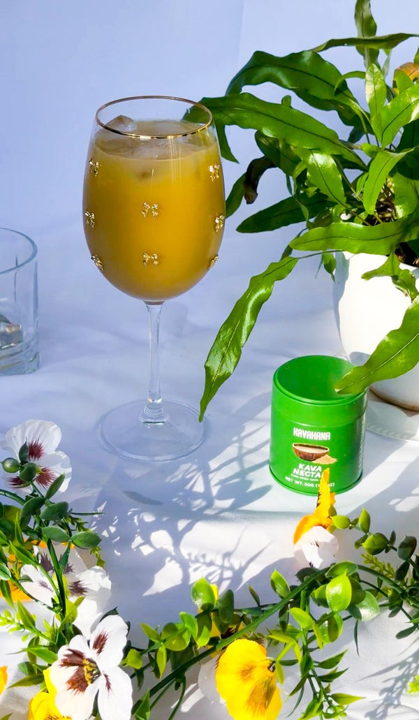 Orange Spritz made with Kava Nectar