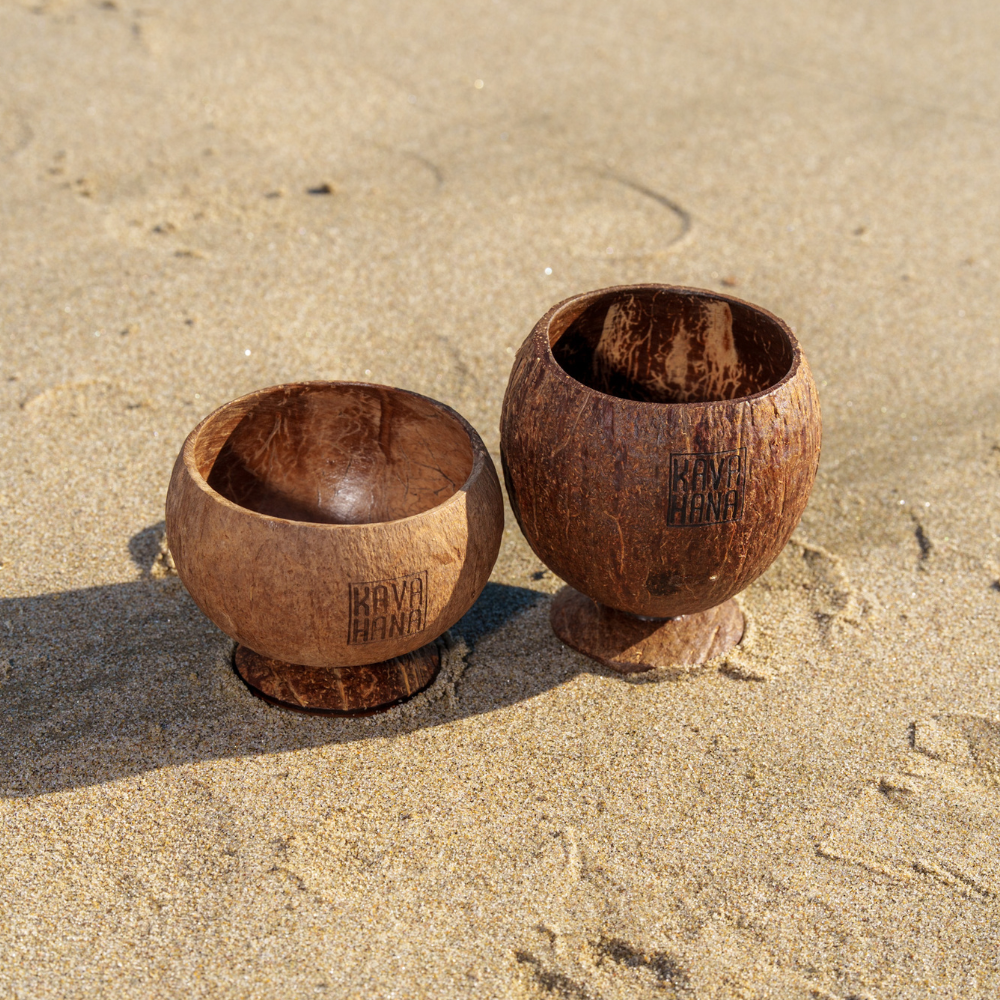 Handmade Coconut Shell Shot Cup Set