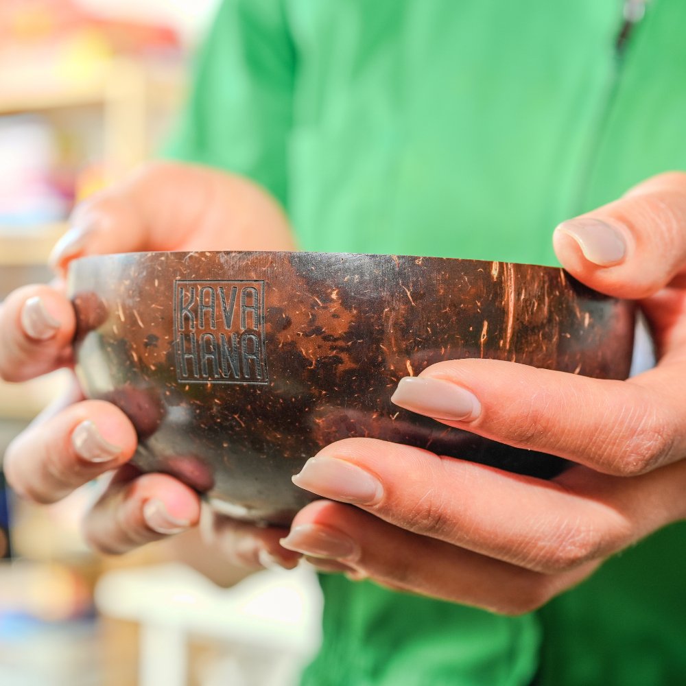 Free KavaCup: Handmade Natural Coconut Shell Cup (Orders over $129) - Kavahana