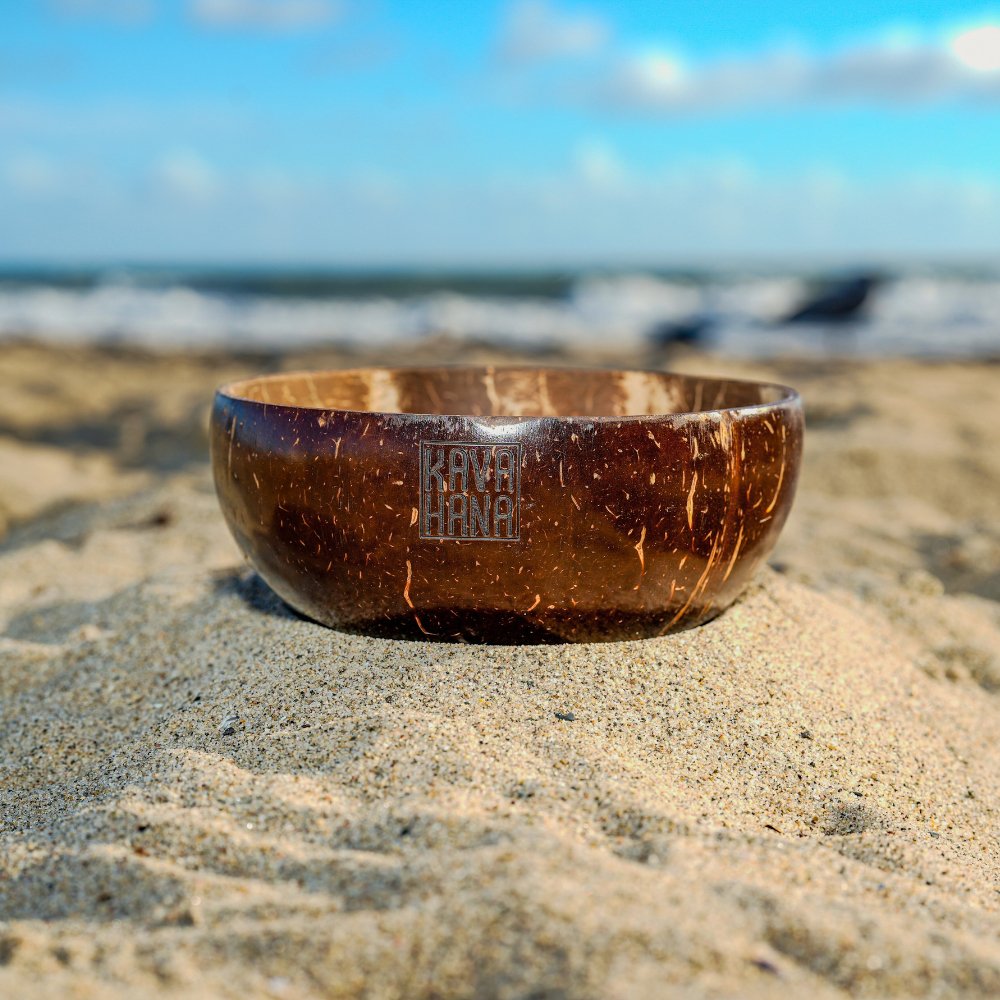 Free KavaCup: Handmade Natural Coconut Shell Cup (Orders over $129) - Kavahana
