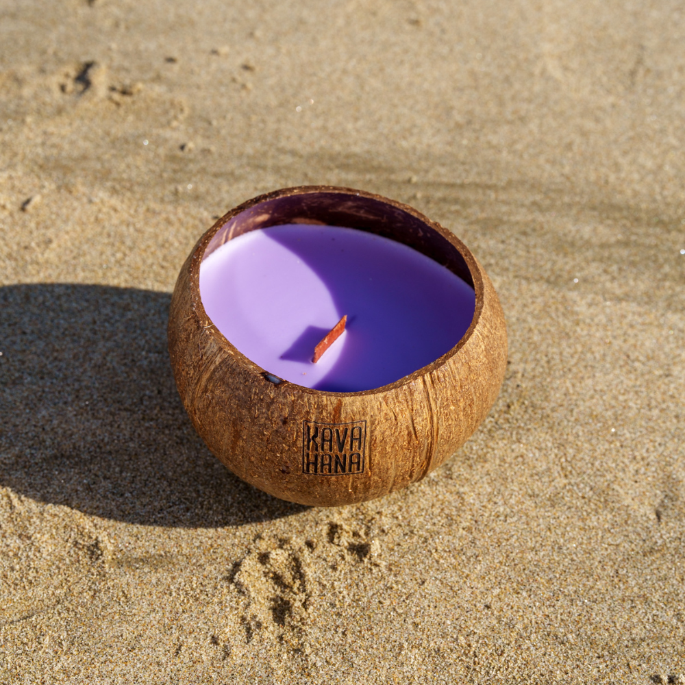 Handmade Tropical Island Coconut Shell Candles