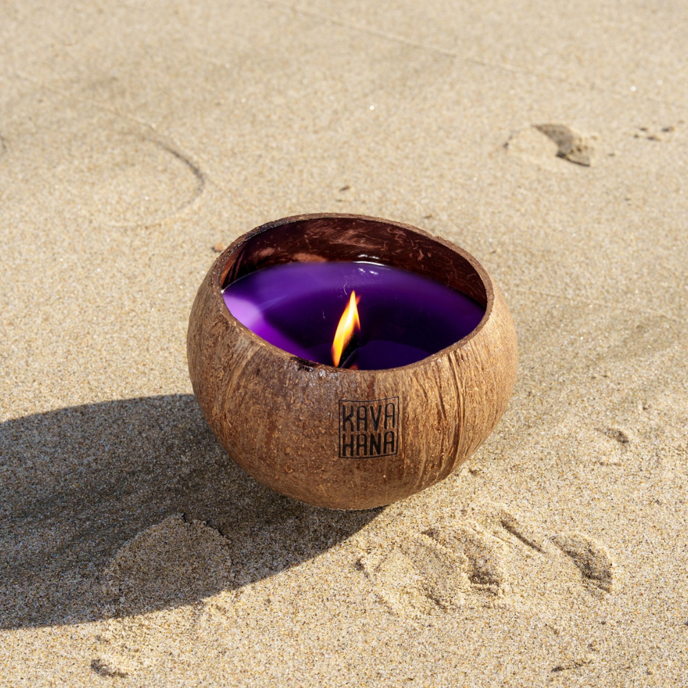 Handmade Tropical Island Coconut Shell Candles