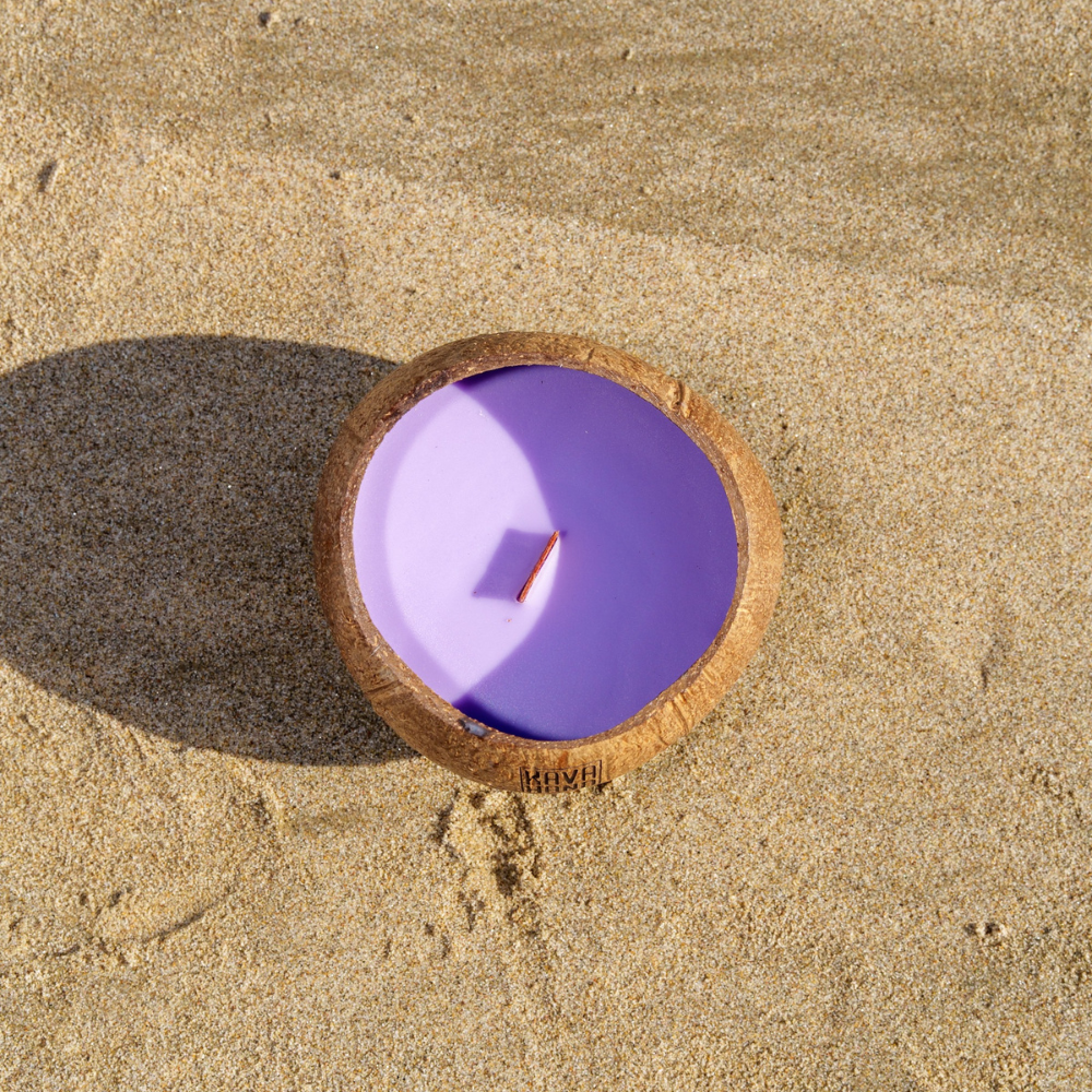 Handmade Tropical Island Coconut Shell Candles