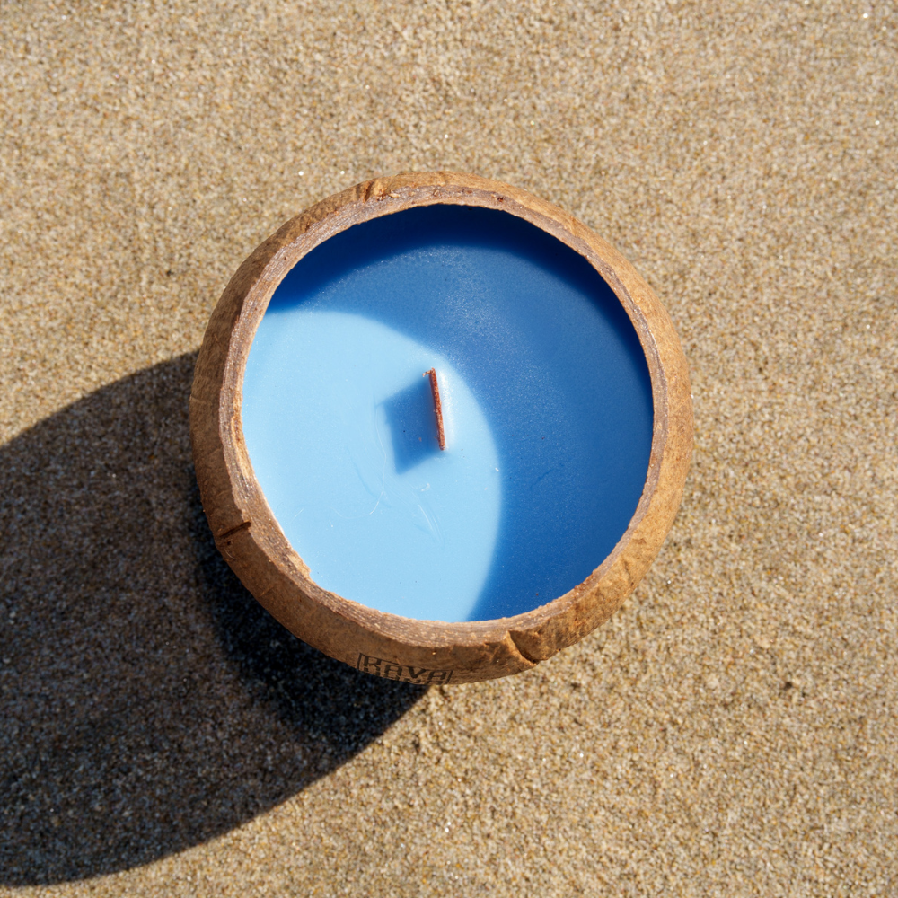 Handmade Tropical Island Coconut Shell Candles