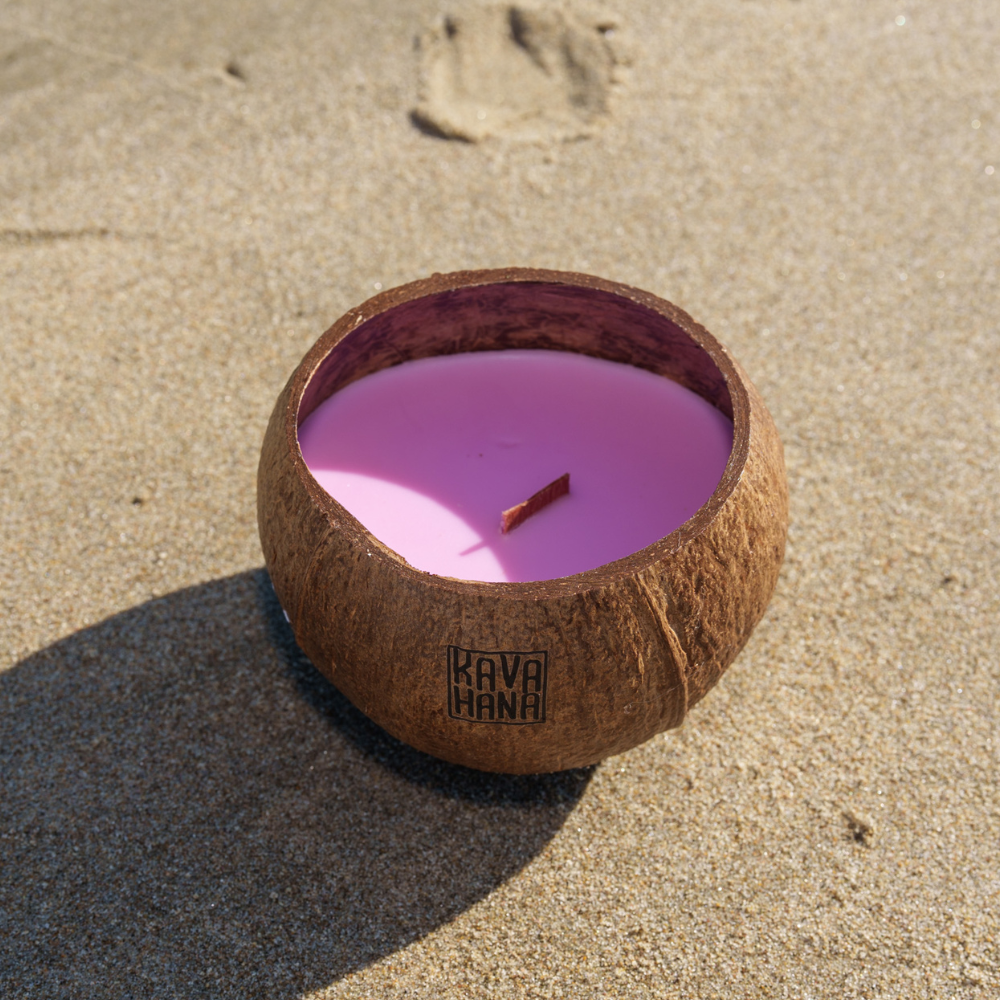 Handmade Tropical Island Coconut Shell Candles