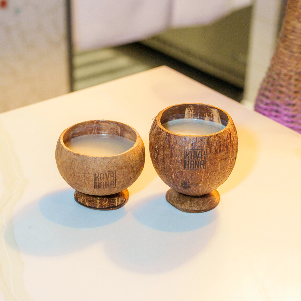 Handmade Coconut Shell Shot Cup Set